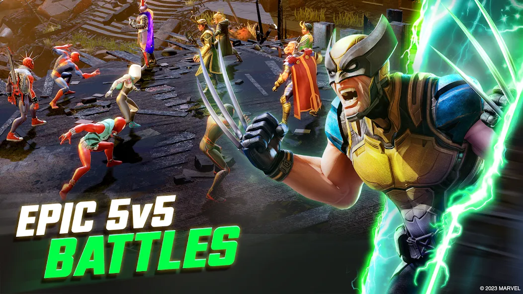 MARVEL Strike Force: Squad RPG [MOD: безлимитные ресурсы и усиленная команда] Screenshot 3