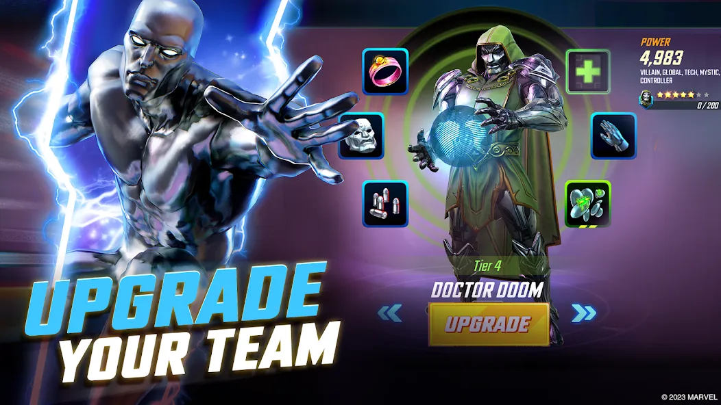 MARVEL Strike Force: Squad RPG [MOD: безлимитные ресурсы и усиленная команда] Screenshot 5