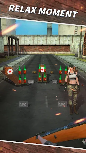 Sniper Shooting : 3D Gun Game [MOD: безлимитные деньги и оружие] Screenshot 5
