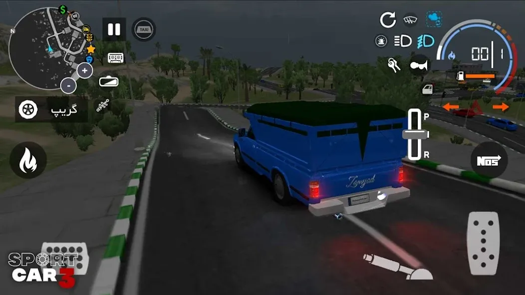 Sport car 3 : Taxi &amp; Police - [MOD: безлимитные деньги и топливо] Screenshot 2