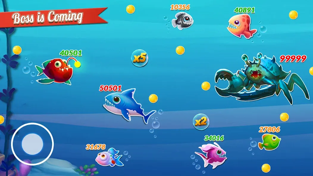 Fish.IO Fish Games Shark Games [MOD: безлимитные монеты и алмазы] Screenshot 3