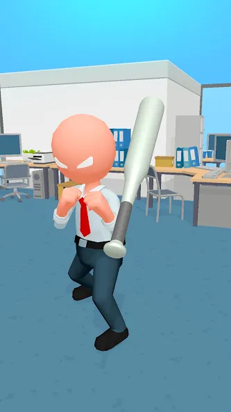 Crazy Office — Slap &amp; Smash [MOD: без рекламы и всё открыто] Screenshot 3