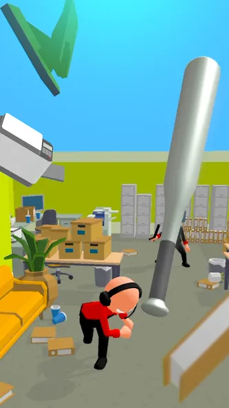Crazy Office — Slap &amp; Smash [MOD: без рекламы и всё открыто] Screenshot 4