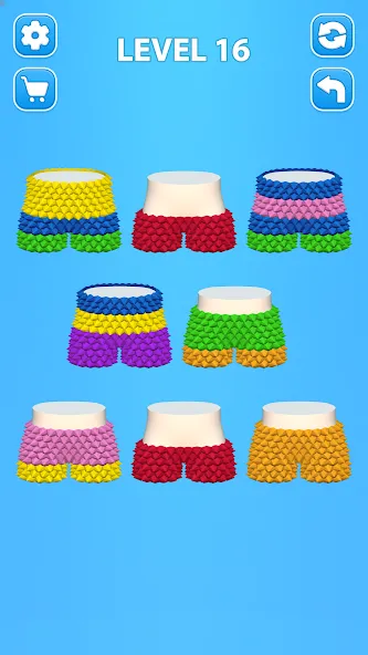 Cozy Knitting: Sorting games [MOD: безлимитные деньги и все уровни открыты] Screenshot 3