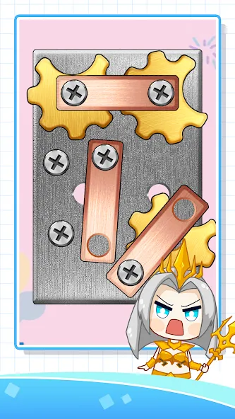 X-ヒーロー：ビス打ちの達人！ [MOD: безлимитные монеты и все уровни] Screenshot 3