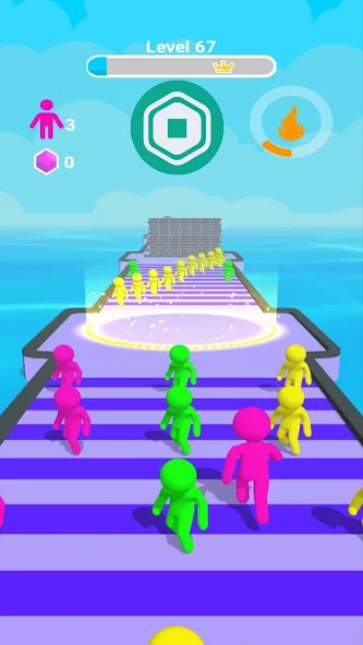 Robux Loto Run [MOD: много робуксов и бонусных уровней] Screenshot 3
