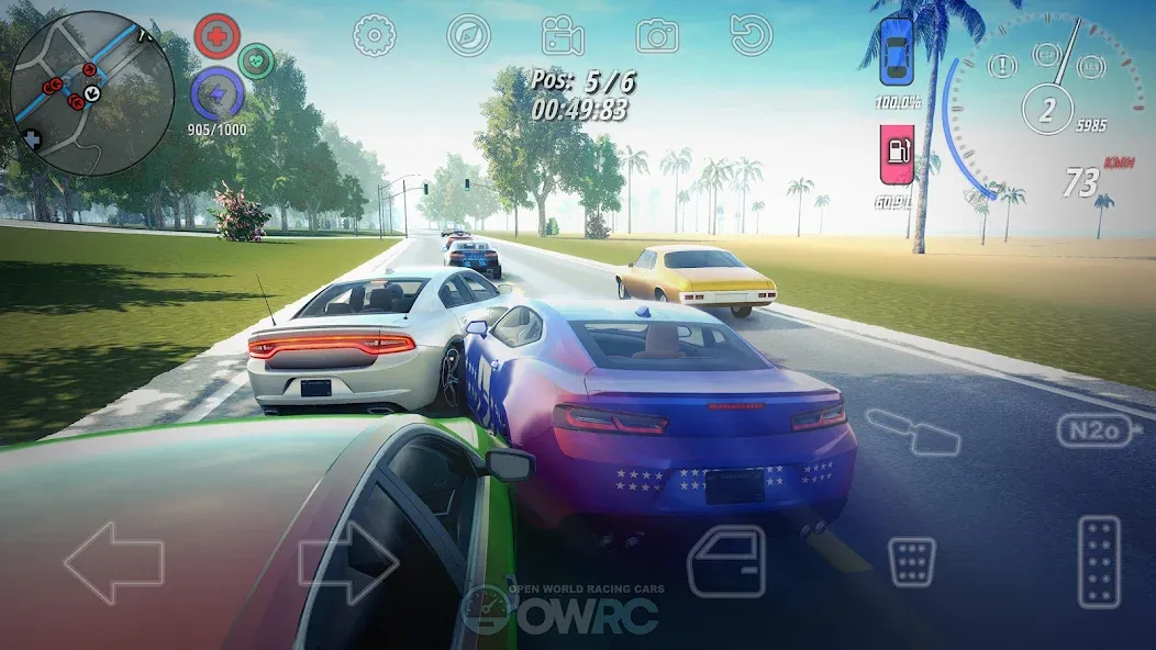 OWRC: Open World Racing Cars [MOD: безлимитные деньги и топливо] Screenshot 2