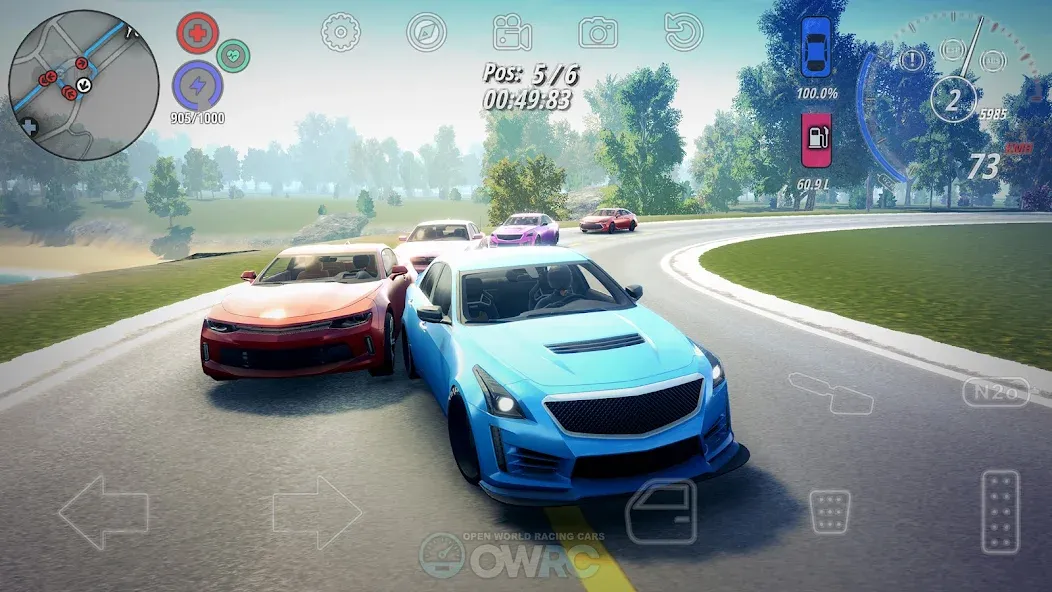 OWRC: Open World Racing Cars [MOD: безлимитные деньги и топливо] Screenshot 5
