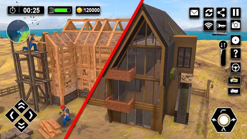 Wood House Construction Game [MOD: все материалы и ресурсы доступны] Screenshot 4