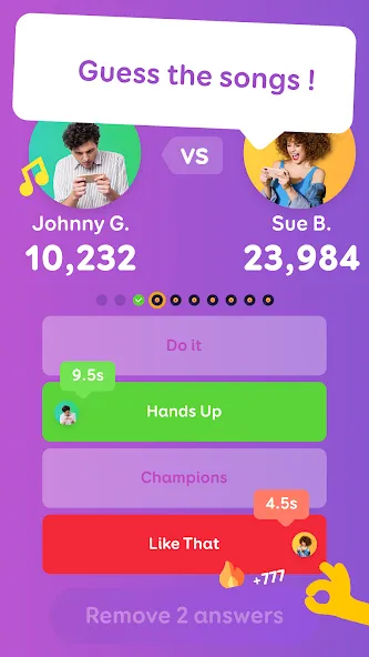 SongPop® - Guess The Song [MOD: безлимитные подсказки и песни] Screenshot 1