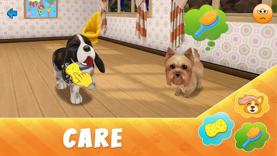 Dog Town: Puppy Pet Shop Games [MOD: безлимитные деньги и питомцы] Screenshot 4