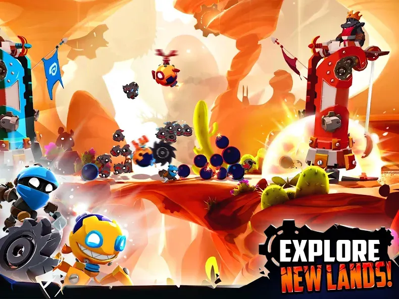 Badland Brawl [MOD: безлимитные ресурсы и открытые персонажи] Screenshot 3