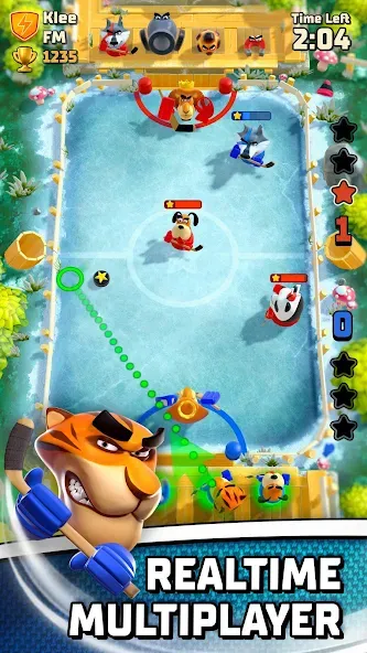 Rumble Hockey [MOD: безлимитные деньги и все карты открыты] Screenshot 1