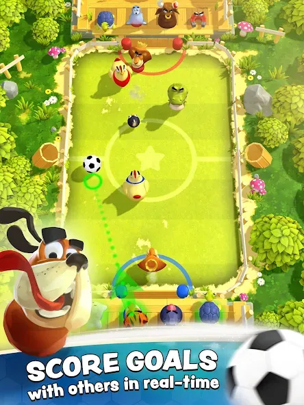 Rumble Stars Football [MOD: безлимитные монеты и усиленные игроки] Screenshot 1
