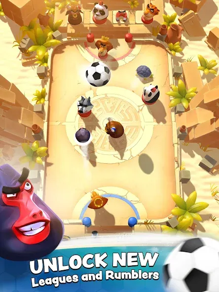 Rumble Stars Football [MOD: безлимитные монеты и усиленные игроки] Screenshot 2