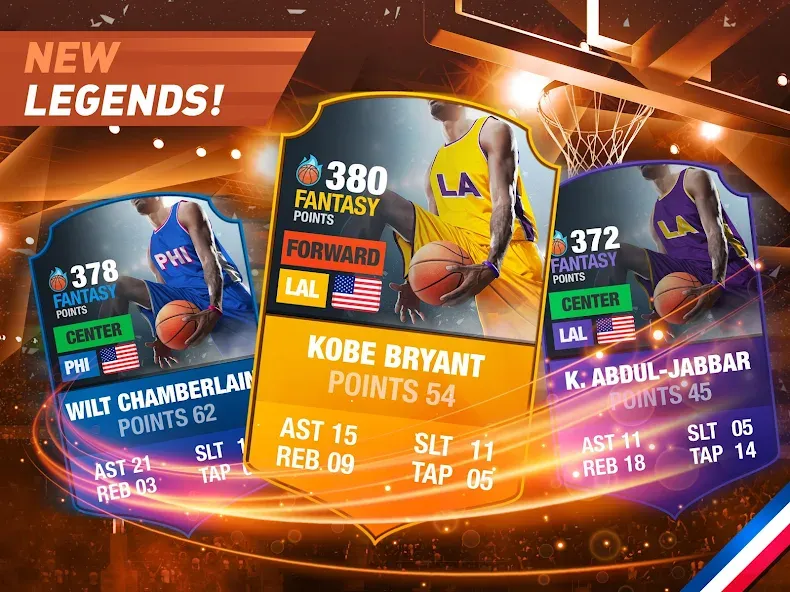 Basketball Fantasy Manager NBA [MOD: безлимитные деньги и игроки] Screenshot 4