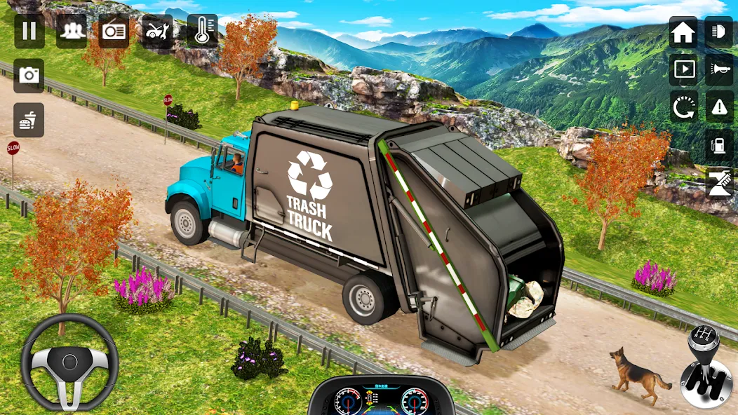 Trash Truck Games Simulator 3D [MOD: безлимитные деньги и всё открыто] Screenshot 2
