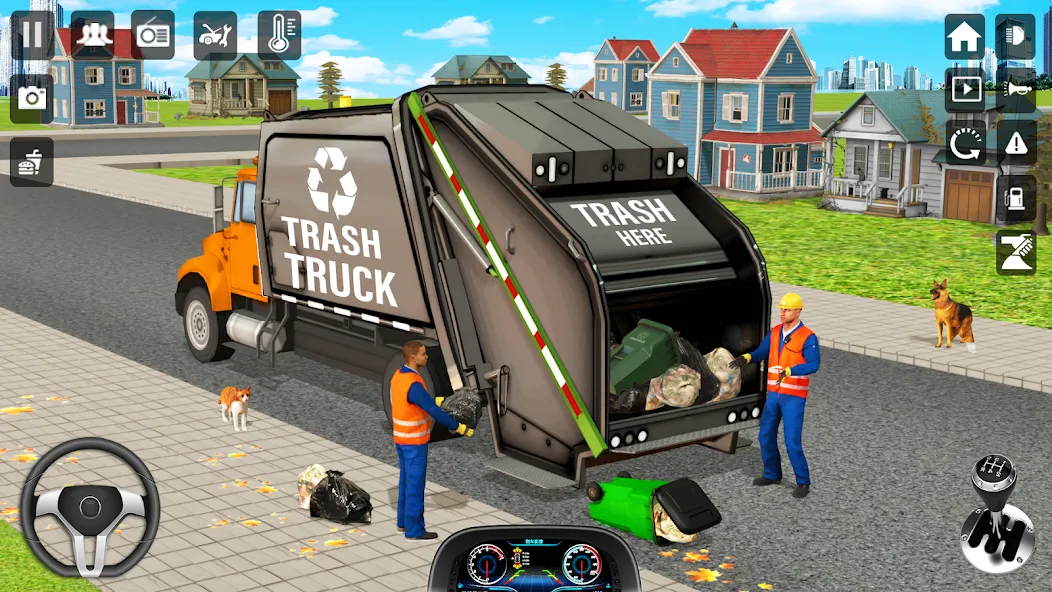 Trash Truck Games Simulator 3D [MOD: безлимитные деньги и всё открыто] Screenshot 4