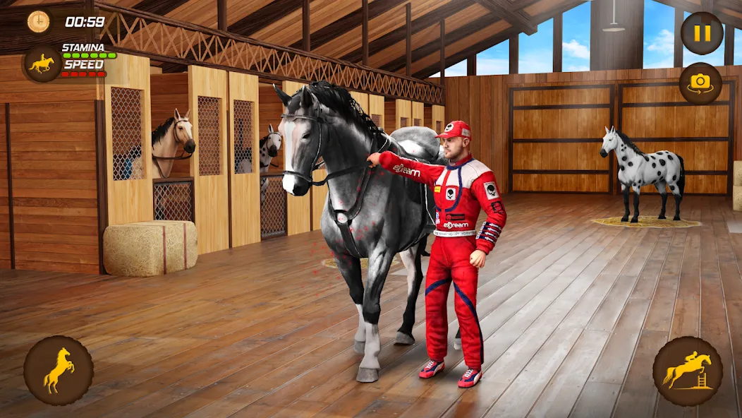 Horse Racing Game: Horse Games [MOD: безлимитные деньги и быстрые лошади] Screenshot 1