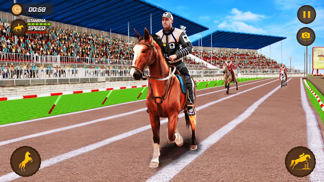 Horse Racing Game: Horse Games [MOD: безлимитные деньги и быстрые лошади] Screenshot 3