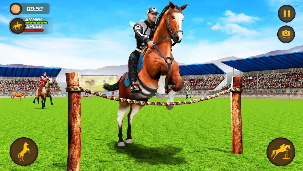 Horse Racing Game: Horse Games [MOD: безлимитные деньги и быстрые лошади] Screenshot 5