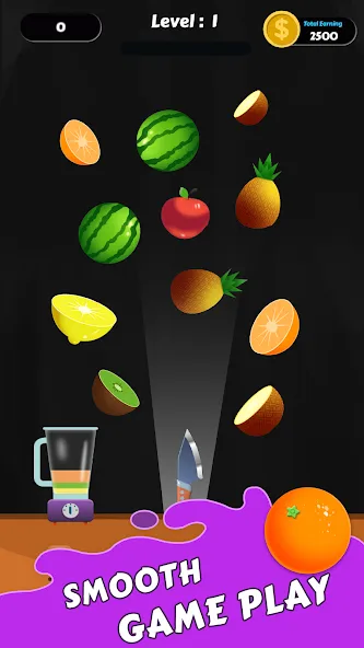 Fruit Cut Master - Crazy Slash [MOD: без рекламы и открыты все ножи] Screenshot 1