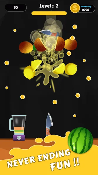 Fruit Cut Master - Crazy Slash [MOD: без рекламы и открыты все ножи] Screenshot 4