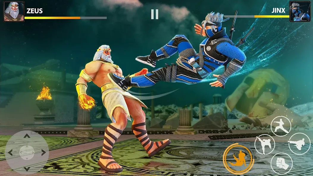 Ninja Clash: Karate Fighters [MOD: безлимитные деньги и энергия] Screenshot 4