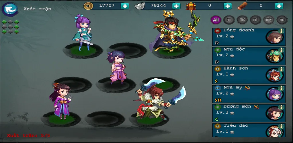 Đấu Trường Võ Lâm (Offline] [MOD: безлимитные деньги и энергия] Screenshot 1