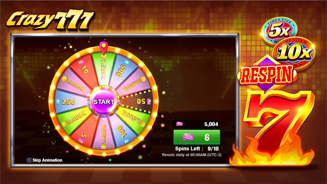 Crazy 777 Slot-TaDa Games [MOD: безлимитные монеты и бонусы] Screenshot 5