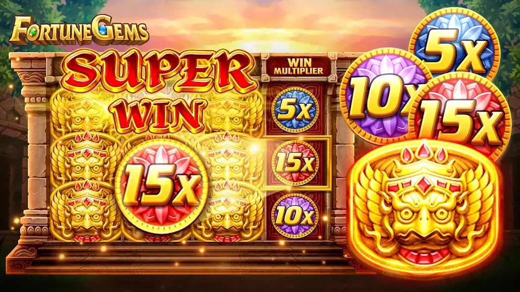 Slot Fortune Gems-TaDa Games [MOD: безлимитные монеты и бонусы] Screenshot 2