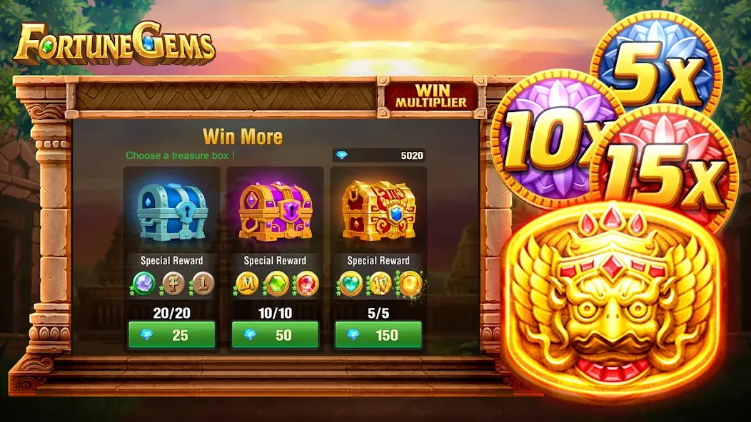 Slot Fortune Gems-TaDa Games [MOD: безлимитные монеты и бонусы] Screenshot 4