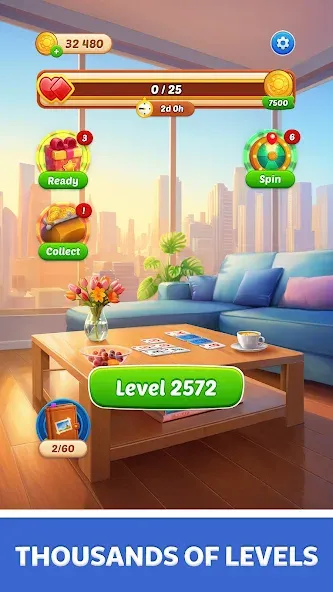 Solitaire Sunday: Card Game [MOD: безлимитные подсказки и отмены ходов] Screenshot 1