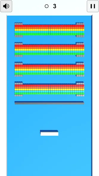 Many Bricks Breaker 3D [MOD: без рекламы и все уровни] Screenshot 1