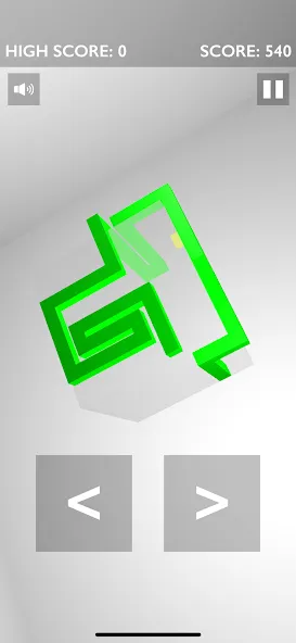 Snake 3D [MOD: бесконечные яблоки и ускорение змейки] Screenshot 2