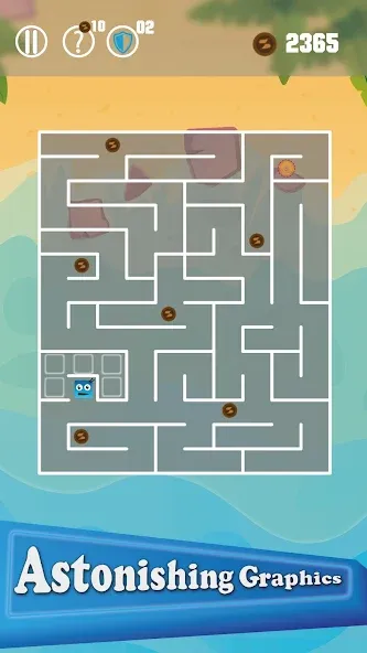 Maze Legend : A Cute Maze Game [MOD: безлимитные подсказки и все уровни] Screenshot 1