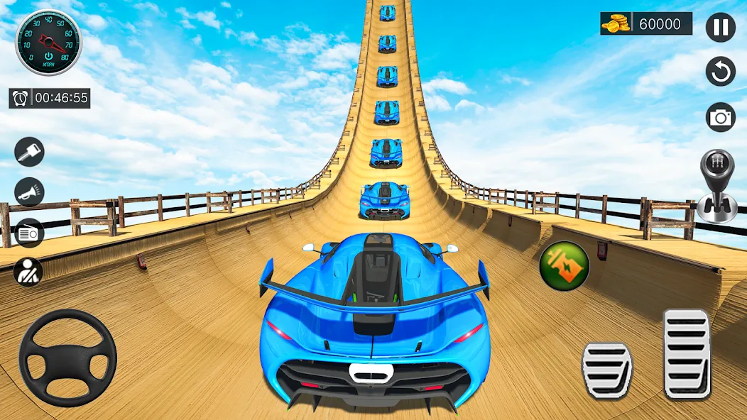Ramp Car Game - Car Stunt [MOD: безлимитные деньги и все машины открыты] Screenshot 1