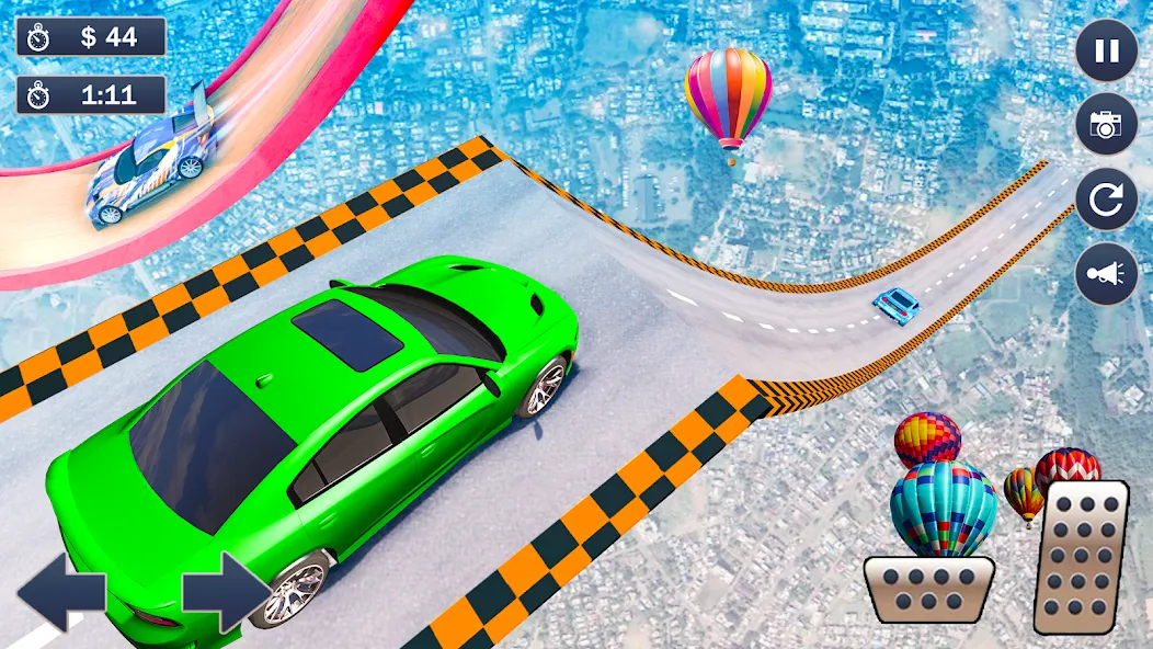 Ramp Car Game - Car Stunt [MOD: безлимитные деньги и все машины открыты] Screenshot 2