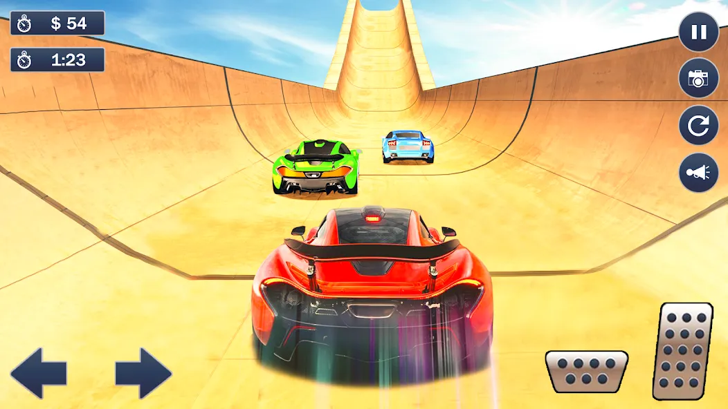 Ramp Car Game - Car Stunt [MOD: безлимитные деньги и все машины открыты] Screenshot 4