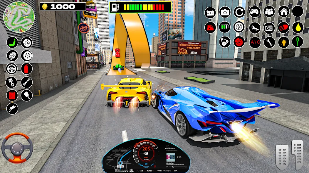 Rampa Car Game: GT Car stunts [MOD: безлимитные деньги и все машины открыты] Screenshot 4