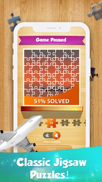 Jigsaw Go - Classic Jigsaw Puz [MOD: безлимитные подсказки и все пазлы открыты] Screenshot 2