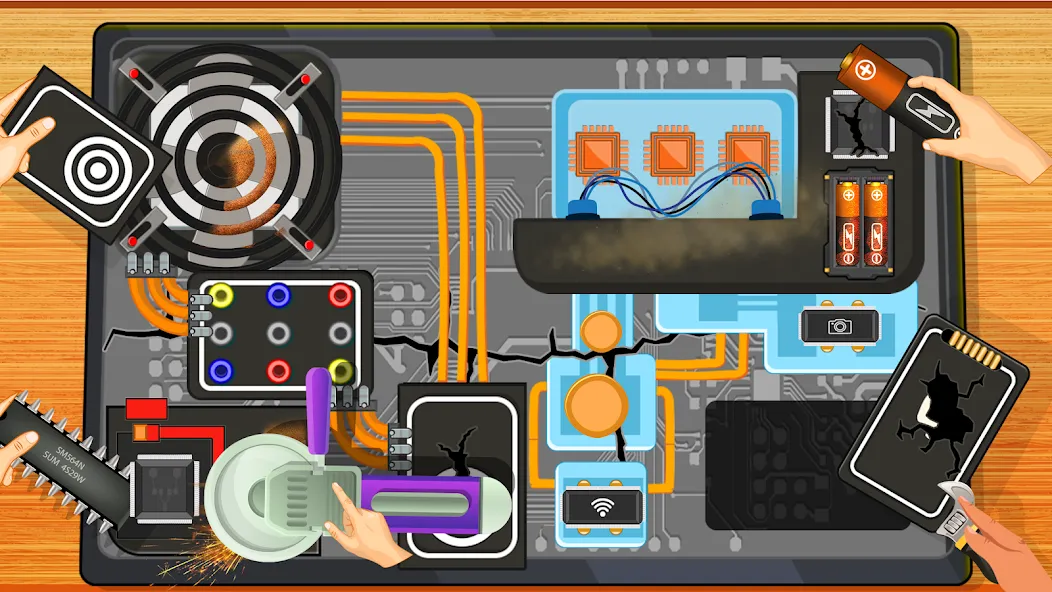 Electronics Repair Master [MOD: безлимитные деньги и все детали] Screenshot 1