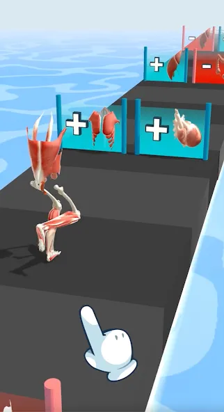 Human Run [MOD: безлимитные деньги и ускоренный бег] Screenshot 1