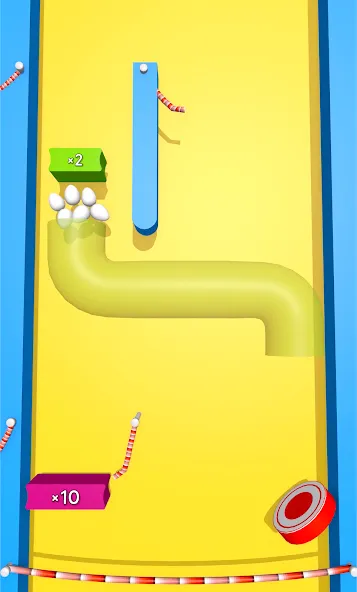 Eggs &amp; Chickens: Cut Rope Game [MOD: без рекламы и все уровни открыты] Screenshot 3