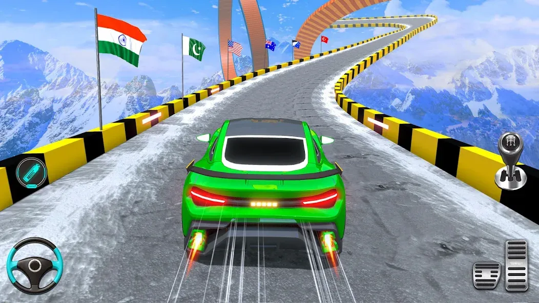 Ramp Car Games: GT Car Stunts [MOD: безлимитные деньги и все машины] Screenshot 1