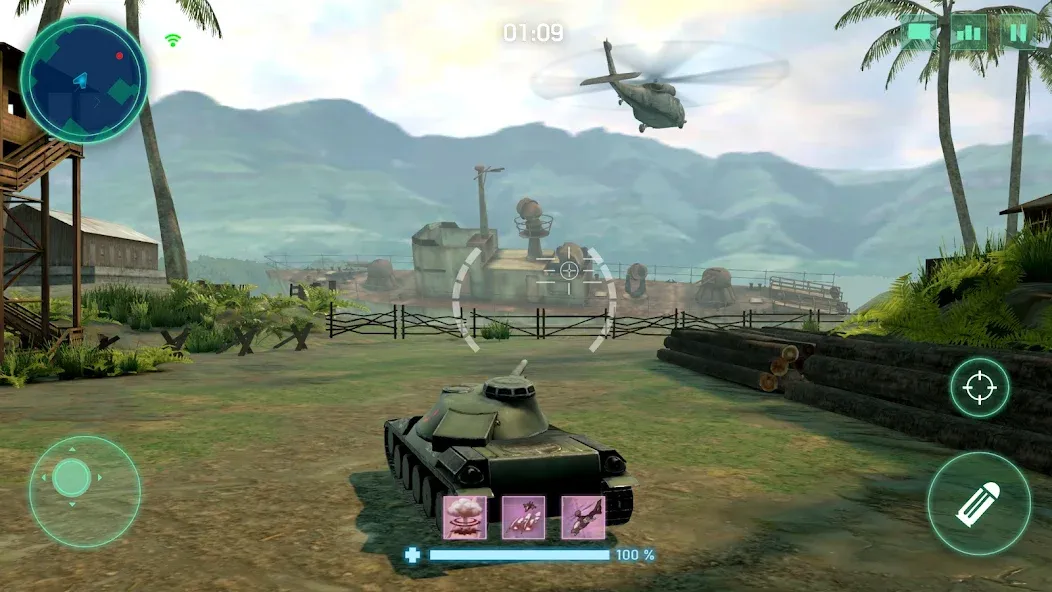 War Machines：Tanks Battle Game [MOD: безлимитные деньги и боеприпасы] Screenshot 1