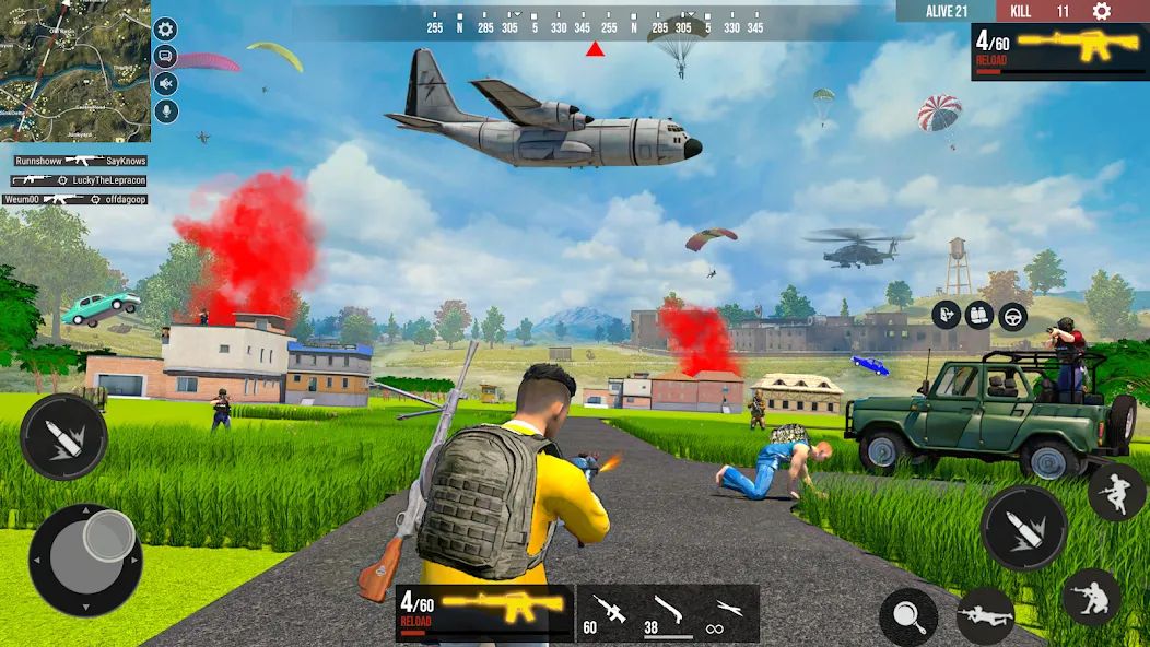 FPS Commando Shooter Games [MOD: безлимитные патроны и здоровье] Screenshot 1