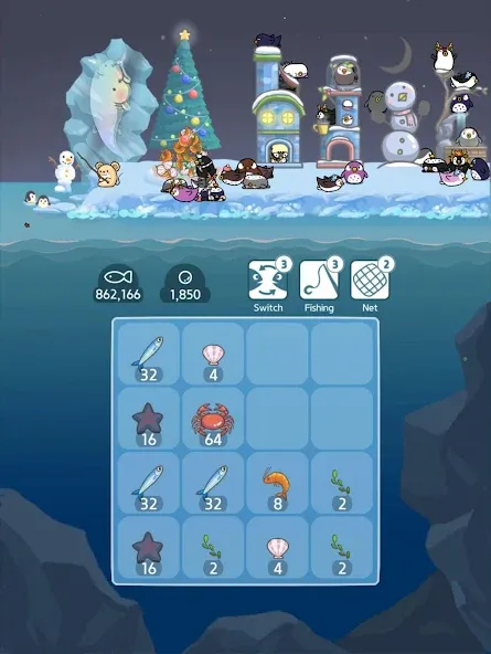 2048 Penguin Island [MOD: без рекламы и много денег] Screenshot 3
