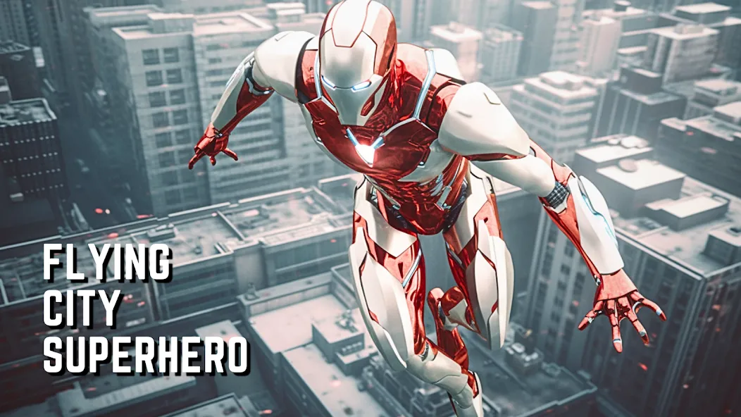 Super hero Flying iron jet man [MOD: безлимитные деньги и усиленные способности] Screenshot 1