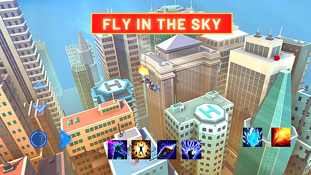 Super hero Flying iron jet man [MOD: безлимитные деньги и усиленные способности] Screenshot 4